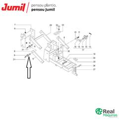 PIVÔ DO PANTÓGRAFO JUMIL ( 2760310  )