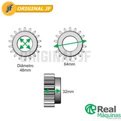 ENGRENAGEM DE COMANDO COLHEDORAS JF 90/92/C120