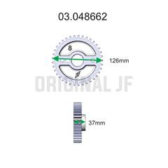 ENGRENAGEM DE CORTE 8MM 
